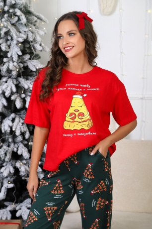 Костюм женский Пиццайоло-3 красный