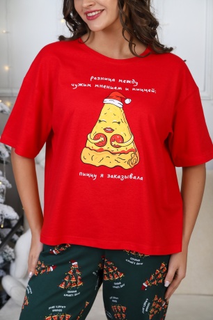 Костюм женский Пиццайоло-3 красный