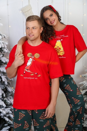 Костюм женский Пиццайоло-3 красный