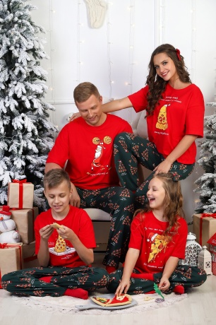 Костюм женский Пиццайоло-3 красный