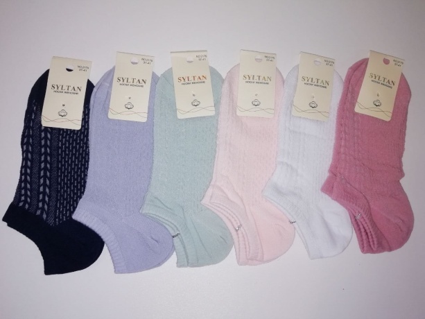 Женские носки короткие сетка ассорти