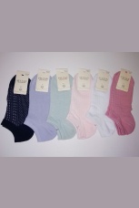 Женские носки короткие сетка ассорти