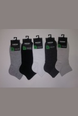 Носки мужские короткие из бамбука, ассорти