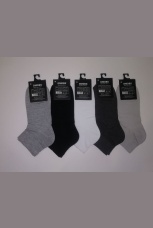 Носки мужские короткие из бамбука, ассорти