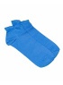 Носки женские укороченные с бортиком, голубые