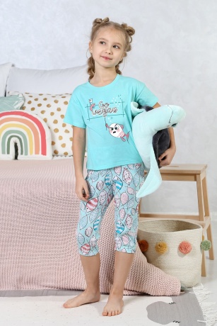 Пижама для девочки Рыбки-3