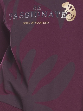 Женский комплект фиолетовый с хамелеоном