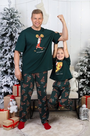 Костюм мужской Пиццайоло-4 зеленый