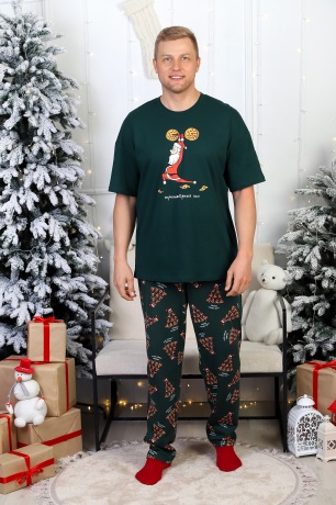 Костюм мужской Пиццайоло-4 зеленый