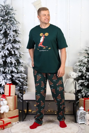 Костюм мужской Пиццайоло-4 зеленый