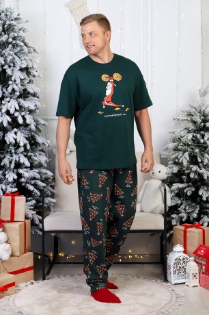 Костюм мужской Пиццайоло-4 зеленый