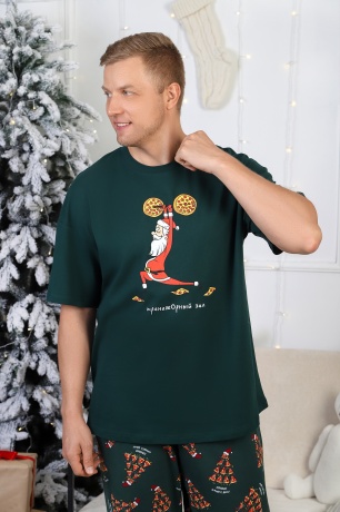 Костюм мужской Пиццайоло-4 зеленый