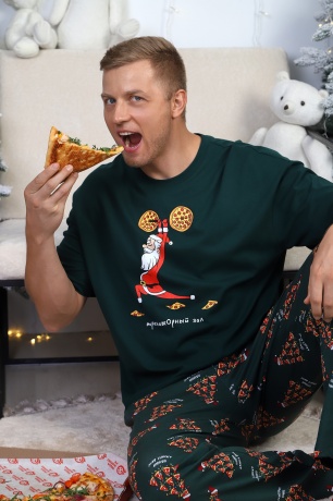 Костюм мужской Пиццайоло-4 зеленый