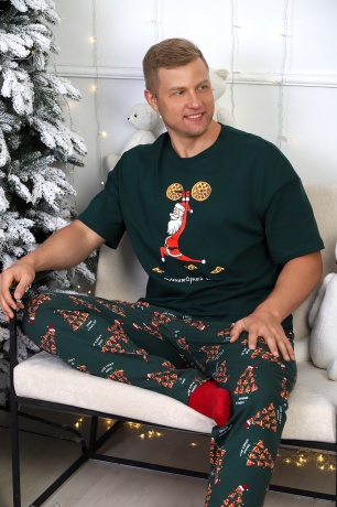 Костюм мужской Пиццайоло-4 зеленый