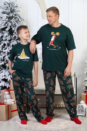 Костюм мужской Пиццайоло-4 зеленый