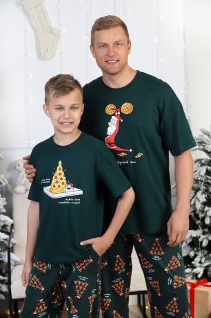 Костюм мужской Пиццайоло-4 зеленый