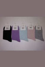 Женские носки средней длины точки